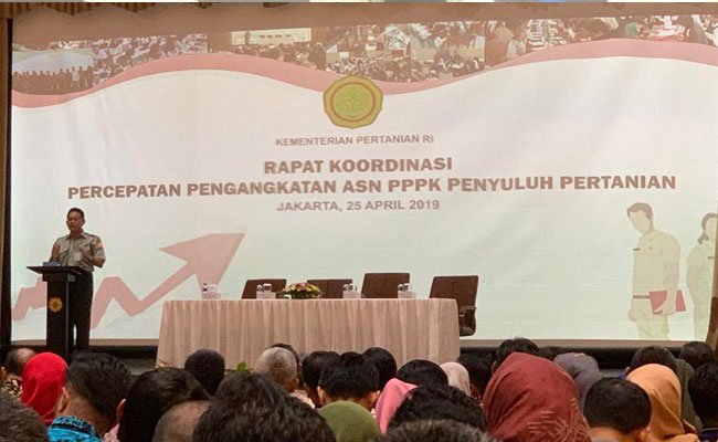 Kementan Fokus  Percepat Pengangkatan ASN PPPK Penyuluh Pertanian Untuk Kedaulatan Pangan Dan Kesejahteraan Petani