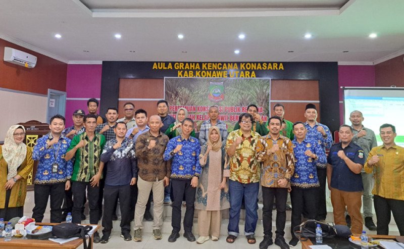 Konawe Utara Dorong Perkebunan Sawit Berkelanjutan Melalui Konsultasi Publik RAD-KSB