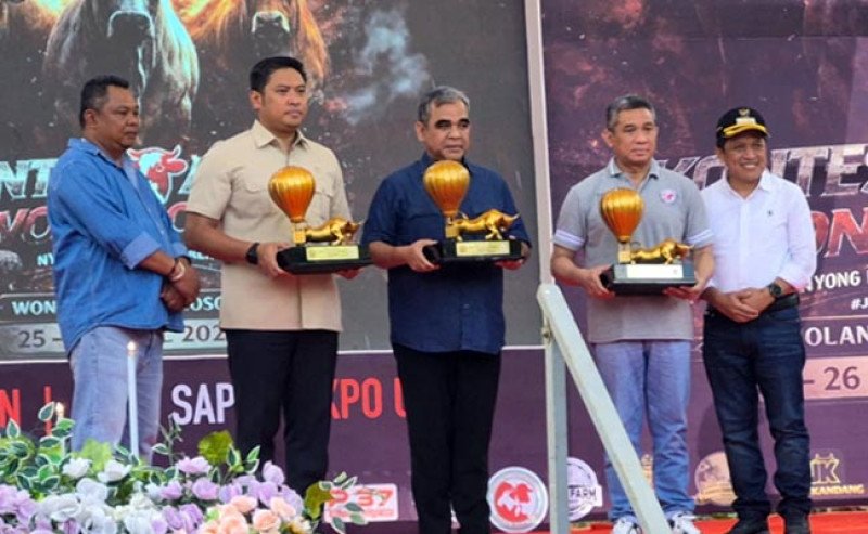 Wamentan Sudaryono dan Ketua MPR Dorong Wonosobo Jadi Sentra Susu Nasional lewat Investasi Peternakan