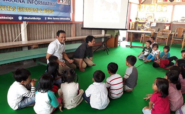 Dosen Universitas BSI Terapkan Metode Visual Learner Kepada Murid PAUD