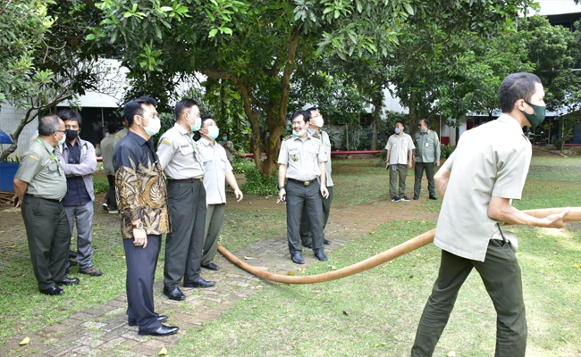 Antisipasi Kebakaran dan Penyebaran Covid 19, Mentan SYL Cek Fasilitas Gedung Kementan