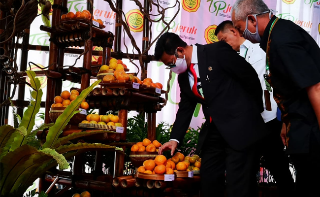 In Malang, Syahrul Inaugurated Taman Sains Pertanian Jeruk