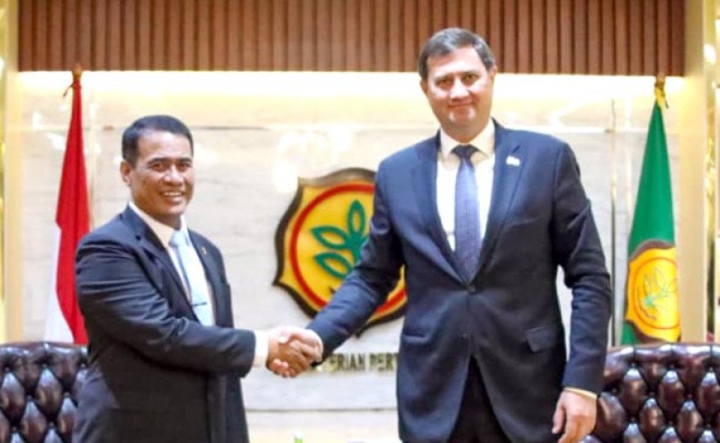 Indonesia–Belarus Perkuat Kerja Sama Pertanian, Mentan Amran Dorong Ekspor Minyak Sawit (CPO), Kopi, Kakao, Kelapa, dan Karet