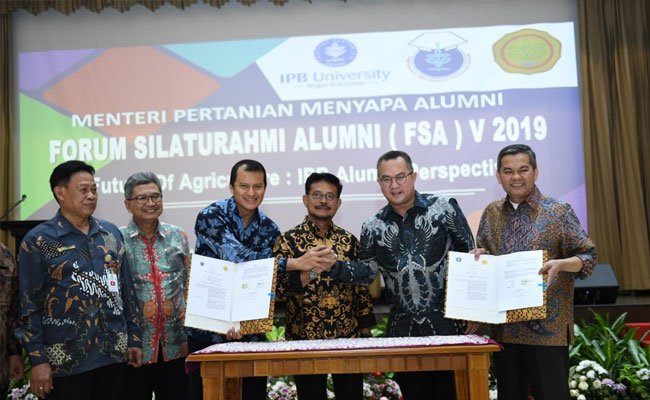 Mentan Syahrul Minta IPB Kawal Pembangunan Pertanian