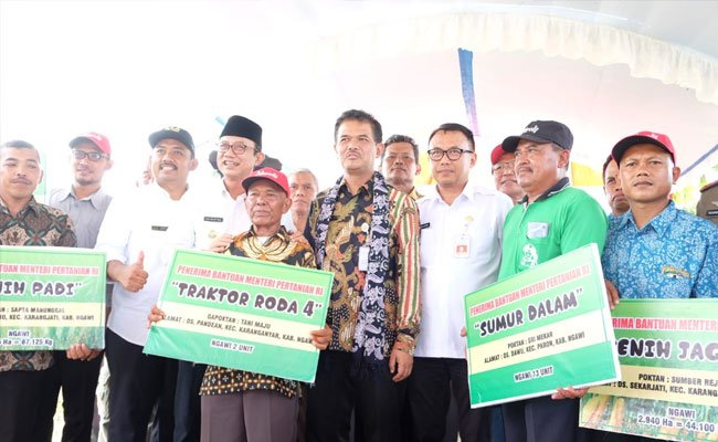Ngawi Penyangga Pangan Nasional, Bukti Tanam dan Panen Padi Aman