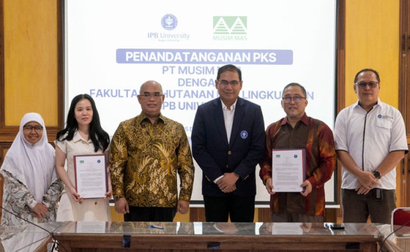 Musim Mas Dukung IPB University Renovasi Ruang Publik untuk Perkuat Ekosistem Kampus