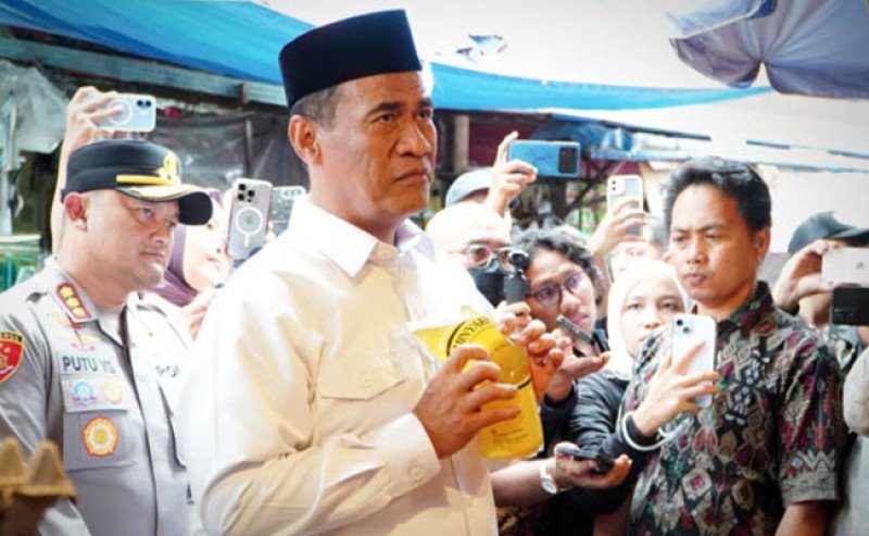 Harga Minyak Goreng Wajib Terjangkau, Mentan Amran Sidak dan Segel Pelanggar HET