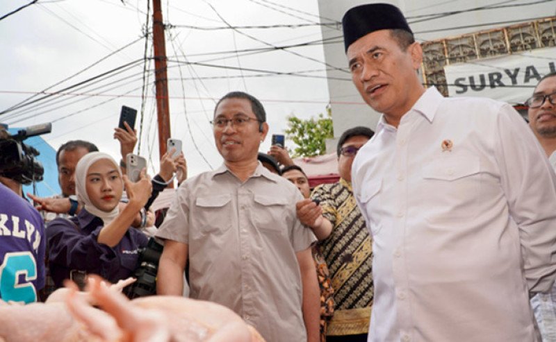Sidak Ramadan, Kementan Tegaskan Harga Ayam di Pasar Minggu Tetap Terkendali