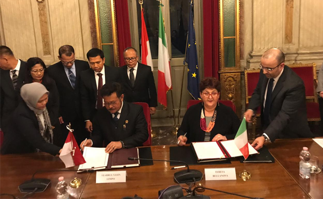 Italia – Indonesia Sepakat Perluas Akses Produk Pertanian