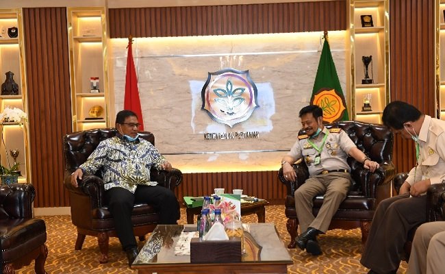 Usai Bertemu Mentan, Wabup Talaud Pasang Target Tingkatkan Ketahanan Pangan Nasional