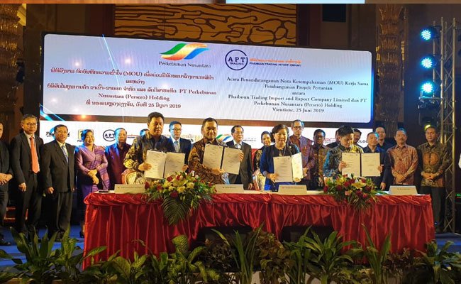 Karet Sampai Sawit, Jualan PTPN III Ke Laos