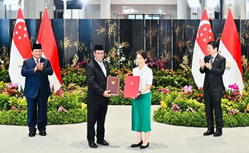 RI–Singapura Teken Kerja Sama Keamanan Pangan dan Teknologi Pertanian