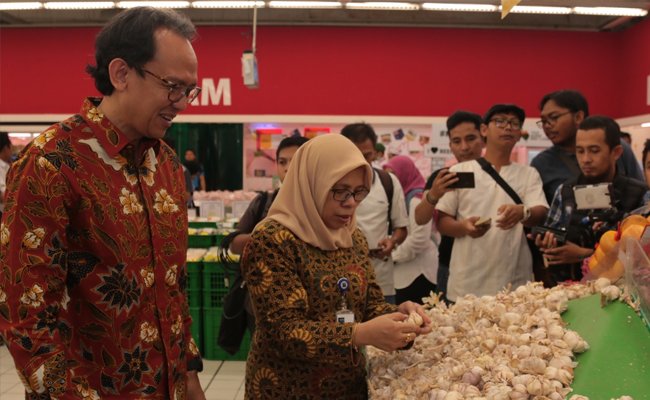 Harga Bawang Putih di Ritel Modern Dipastikan Aman
