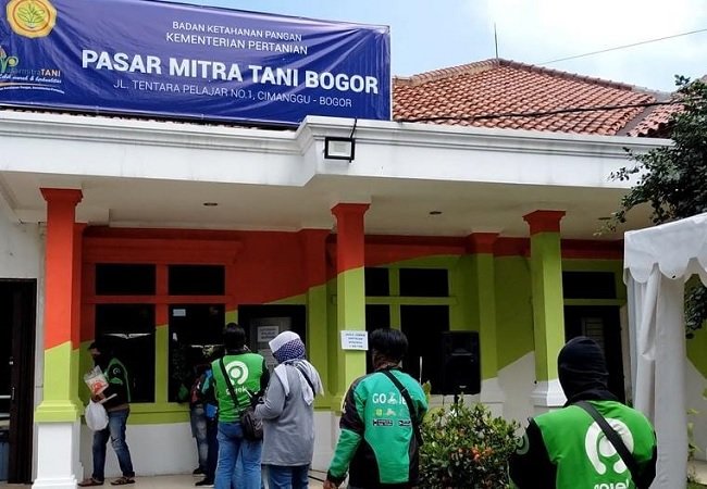Pesanan Online meningkat di Pasar Mitra Tani Kementan