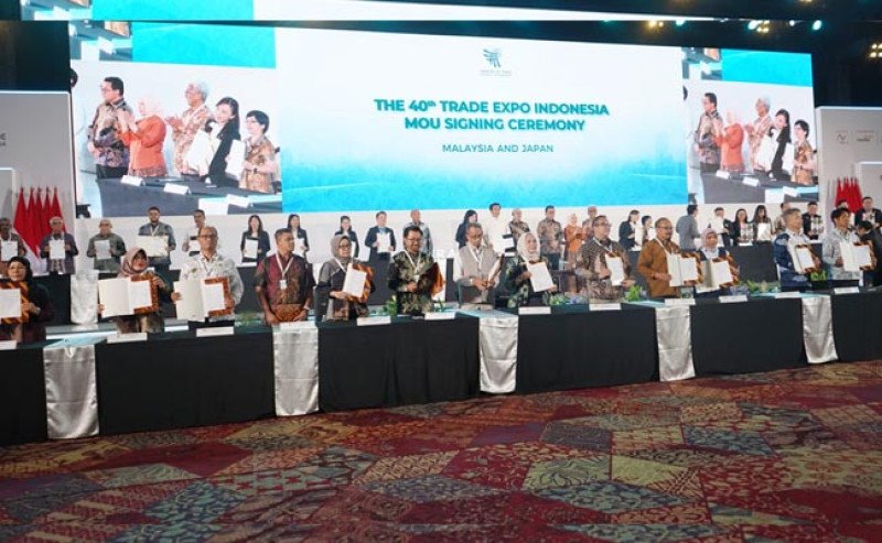 PTPN Group Tandatangani 23 MoU di Trade Expo Indonesia 2025, Perkuat Ekspansi Pasar Global Komoditas Perkebunan