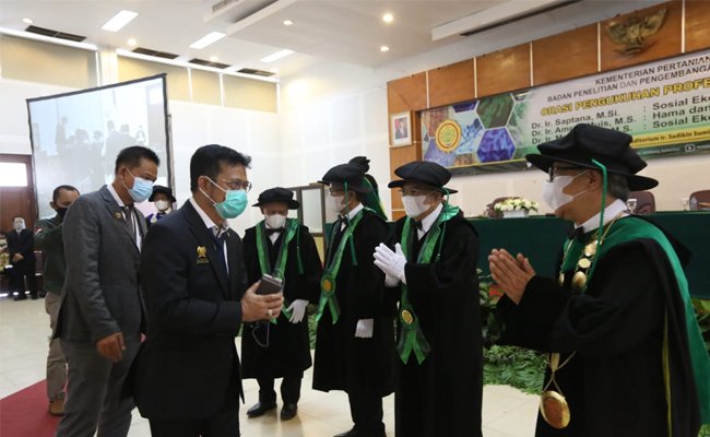 3 Research Professors were Confirm; Minister Syahrul: the Modal to Realize IBM