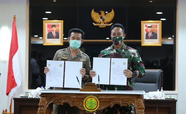 Kementan-TNI AD Sepakat Perkokoh Kesiapan Penyediaan Pangan