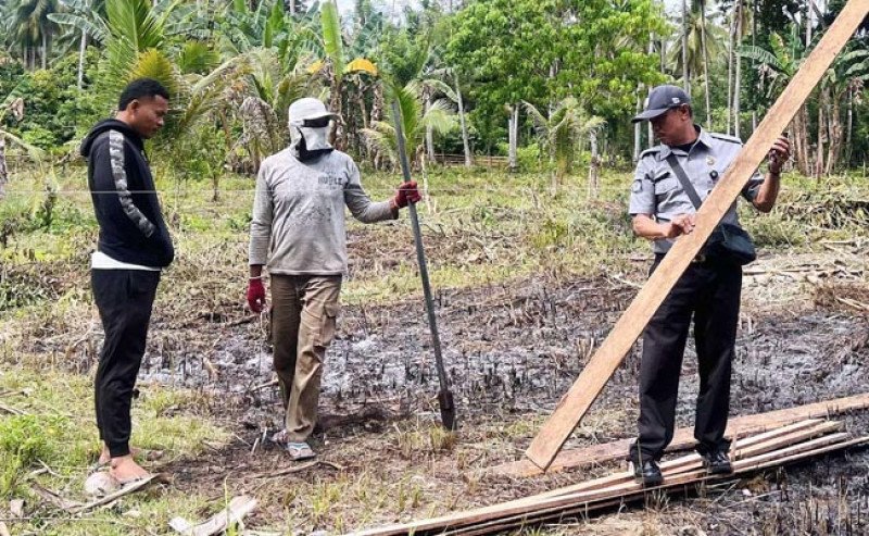 Mapping Lokasi Tanam, Lapas Wahai Siap Sukseskan Program Penanaman Kelapa Serentak